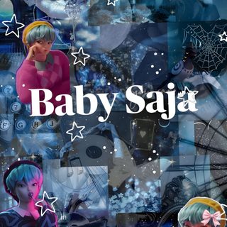 a collage of baby sajja images and text Baby Saja Halloween Really Funny Memes, Cute Anime Chibi, Saja Boys The Saja Boys Kpop Demon Hunters Abby, dark slate gray