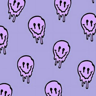 purple skulls with black eyes on a light blue background seamless wallpaper or fabric Halloween Smiles Lavender Purple Smiley Face, Pastel Purple Smiley Face, Purple Drip Smiley Face Pattern, light steel blue