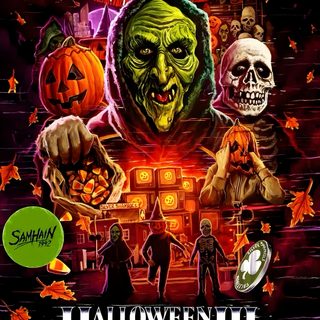 the poster for halloween ii season of the witch, starring jack - o'- lanterns and Halloween Iii Season Of The Witch Halloween 3 Season Of The Witch, Halloween 3 Season Of The Witch Art, Halloween 3 Season Of The Witch Tattoo, maroon