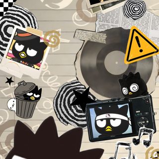 an image of various stickers with angry birds on them Badtz Maru Halloween Pastel Iphone, My Melody, Badtz Maru, Hello Kitty Characters, rosy brown