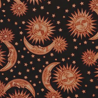 the sun and moon are depicted on a black background Halloween Sun Pattern Hippy Laptop, Witchy Computer, Sun And Moon Desktop Background, dark slate gray