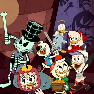 an animated game with cartoon characters on the screen Ducktales Ghosts Of Halloween Ducktales 4k, Ducktales Halloween, Ducktales Iphone, Ducktales, dark slate gray