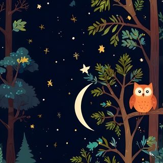 an image of owls in the woods at night Halloween Owl Forest Background Owl Art, Owl Illustration Nature Background, Owl Iphone, black