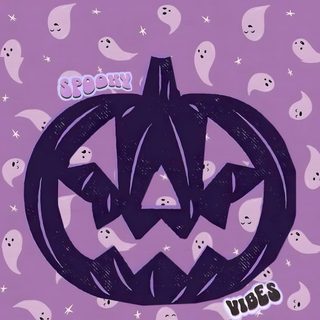 Halloween Smiles Lavender rosy brown