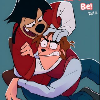 an image of two people hugging each other with the caption as can be part 2 Max And Tommy Halloween Maxley Ship Fanart, Bradley X Max Comic, Goofy Movie Max And Bradley, dim gray