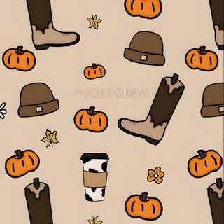 a pattern with boots, hats and pumpkins Fall Cute Western Halloween Western Iphone, Thanksgiving Western, Boo Haw, Western Fall Phone, wheat