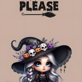 a cute little witch sitting on top of a broom Basic Witch Halloween Phone Halloween, Witch Images, Halloween Phone, Cartoon Witch, Witches Backgrounds, tan