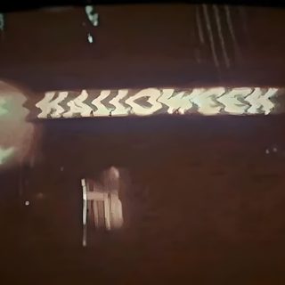 an old television with the word halloween on it Vhs Halloween Halloween Aesthetic Banner Gif, Vintage Halloween Gif, Halloween Gif Aesthetic, black
