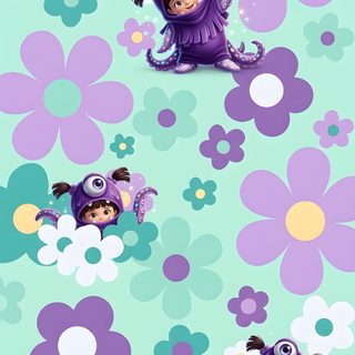 Monsters Inc, Cartoon Wallpaper, Phone Wallpaper, Canvas, Monsters Inc. Monsters Inc Halloween Monsters Inc, Cartoon, Phone, Canvas, powder blue