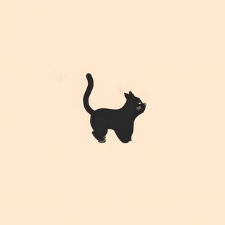 a black cat standing on top of a white wall Halloween Cat Gif Cat Animated Gifs, Moving Cat Animation, Cat Moving Background, blanched almond