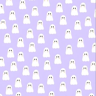 a purple background with white ghost faces on it Purple Preppy Halloween Light Purple Halloween Background, Light Purple Halloween, Cute Halloween Purple Ghost, lavender