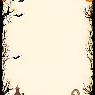 a halloween frame with pumpkins and bats Halloween Birthday Birthday Background, Marcos Halloween, Halloween Invitaciones, Halloween Borders, cornsilk