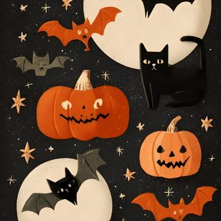 an image of halloween pumpkins and bats Halloween Pumpkin Bat Iphone Background Halloween, Halloween Iphone Background, Phone Backgrounds Halloween, black