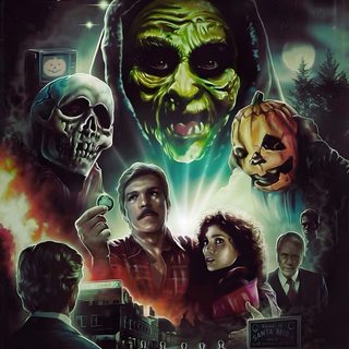 the poster for halloween ii season of the witch Halloween Iii Season Of The Witch Halloween 3 Fan Art, Halloween 5 Art, 80s Horror Villains, black