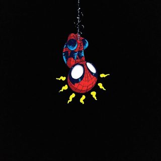 a spiderman light hanging from a chain in the dark Halloween Spider Man Spiderman Watch, Spiderman Apple Watch, Drippy Spiderman, Simple Spiderman, black