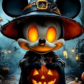 mickey mouse dressed up as a pumpkin for halloween Disney Halloween 2025 Mickey Mouse Halloween, Disney Halloween Pictures, Mickey Halloween, dark slate gray