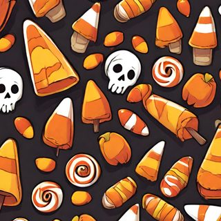 an image of halloween candy and candies on a black background seamless wallpaper Candy Corn Halloween Fall Doodle Black Cute Candy Corn, Candy Corn, Halloween Candy Corn, dark slate gray