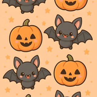 a bunch of pumpkins with bats on them Halloween Pumpkin Bat Halloween Crafts Diy Projects, Halloween Desktop, Handy, Art Halloween, Witchy, khaki