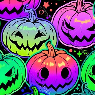 many different colored pumpkins with faces on them Scenecore Halloween Halloween Colors, Halloween Pastel Scary, Halloween Rainbow, dark slate blue