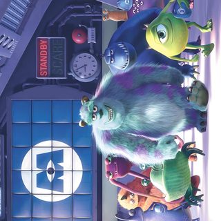 an animated movie scene with many different characters Monsters Inc Halloween Cute Monster Inc, Sullivan, Monsters Inc 4k, Monsters Inc Aesthetic, slate gray