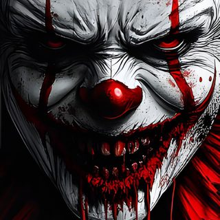 an evil clown with red eyes and blood dripping from his mouth is looking at the camera Scary Clown Halloween Scary Clown Pictures, Scary Clown, Scary Clown Pics, Scary Clown Images, black