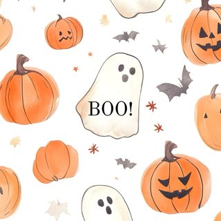 halloween pumpkins and ghost faces with the words boo on them Halloween Boo Halloween Orange White Cute Halloween For Ipad, Halloween For A Ipad, Ipad Halloween, snow