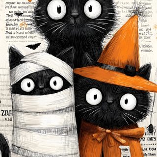 Creepy Costumes, Horror Party, Halloween Wallpaper Cute, Art Halloween, Halloween Wallpaper Iphone, Halloween Artwork, Black Cat Art, Cat Artwork, Halloween Backgrounds Halloween Cat For Walls Creepy Costumes, Horror Party, Halloween Cute, Art Halloween, Halloween Iphone, tan