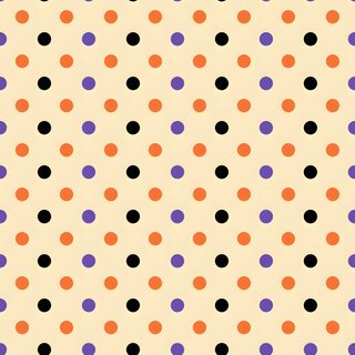 an orange, blue and black polka dot pattern Halloween Polka Dot Halloween Background Scrapbook Texture, Pattern, Halloween Polka Dot Scrapbook Paper, bisque