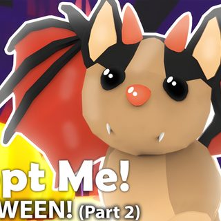 an animated image of a bat with the caption adopt me halloween, part 2 Adopt Me Halloween Halloween House Adopt Me, Adopt Me Bat Dragon, Halloween Grinding Room Adopt Me, indian red