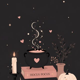 a stack of books sitting on top of each other next to a candle and potted plant Halloween For Bedroom dark slate gray