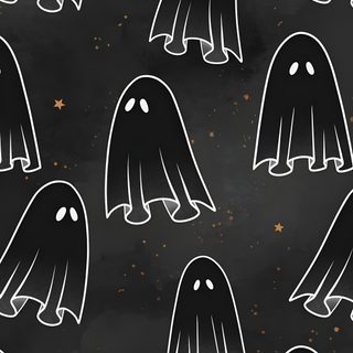black and white ghost pattern on a chalkboard background Halloween Chalkboard Spooky Ghosts, Ghost Background, Vintage Ghost Aesthetic, dark slate gray