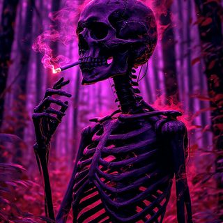 Skeleton In Purple Flames, Cool Neon Skeleton Wallpaper, Skeleton Neon Aesthetic Skull Wallpaper, Purple Burning Skeleton, Purple Skeleton Wallpaper, Neon Skeleton Wallpaper, Black And Purple Skeleton Art, Purple Fire Skeleton, Purple Glowing Skeleton Dope Halloween Skeleton In Purple Flames, Cool Neon Skeleton, Skeleton Neon Aesthetic Skull, midnight blue