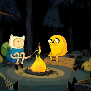adventure time finn and finn roasting marshmallows over an open campfire Halloween Adventure Time Jake The Dog Desktop, Adventure Time 4k, Adventure Time For Pc, black