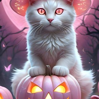 a cat wearing a witches hat sitting on top of a pumpkin Halloween Witch Cat Halloween Kitty, Cute Cat Halloween, Cat Halloween, Halloween Cat For Phone, gray