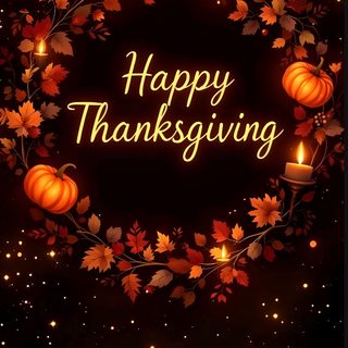 a happy thanksgiving card with pumpkins and leaves in the center on a dark background Halloween Thanksgiving Thanksgiving, Hd Phone, Happy Thanksgiving Turkey, Happy Turkey Day, black
