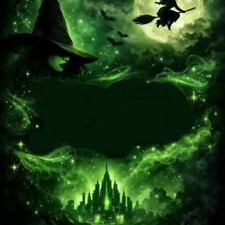 the wizard's castle and her flying broom in front of a full moon Wicked Halloween Dark Witch, Halloween Art, Witch, Wicked, Halloween, black