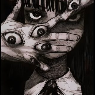 Dark Scary Drawing, Eye Drawings Ideas, Anime Character Inspo, Black And White Sketch Drawing, Manipulated Art, Dark Anime Drawing Ideas, Black Background Wallpapers, Drawing Ideas Scary, Scary Drawing Idea Scary Creepy Halloween Art Dark Scary Drawing, Eye Drawings Ideas, Anime Character Inspo, black