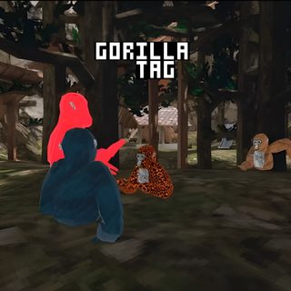 the video game gorillala tag is playing Gorilla Tag Halloween Gorilla Tag Vr, Black Gorilla Tag, Gorilla Tag Game,