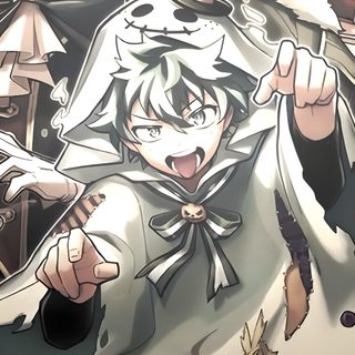 an anime character holding a knife and pointing to the side with other characters in the background Izuku Midoriya Izuku Midoriya Halloween Kpop Anime, Deku Anime, Deku Boku No Hero, Izu, rosy brown