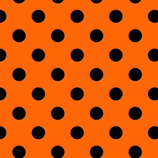an orange and black polka dot pattern with small dots on the bottom half of it Halloween Polka Dot Orange Dotted Pattern Background, Orange And Black Spotted Pattern, Orange With Black Dots, orange red