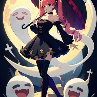 Halloween One Piece, Ghost Girl From One Piece, Perona Zoro, Perona Wallpaper Aesthetic, One Piece Halloween, Perona One Piece Wallpaper, Perona Outfit, Chibi Perona One Piece, Perona Fanart Halloween One Piece Halloween One Piece, Ghost Girl From One Piece, Perona Zoro, dark slate gray