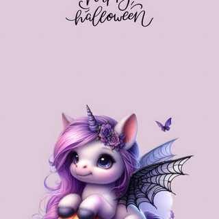 a purple unicorn sitting on top of a pumpkin Halloween Unicorn Halloween Animal, Unicorn Halloween Background, Halloween Soup, thistle