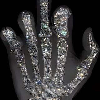 a hand that is made out of diamonds Halloween Middle Finger Iphone Glitter, Glitter Photography, Dark Iphone, Edgy, Glitter, black