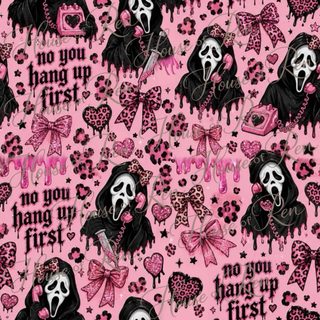 a pink background with skulls and hearts Halloween Plaid Pink Custom Boutique Aesthetic, Halloween Fabric, Ghost Faces, rosy brown