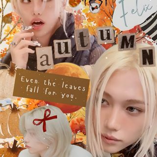 #felix #autumn #background #skz #straykids #fyp  #aesthetic Kpop Fall Wallpaper, Halloween, Pumpkin Carving, Skz Autumn Wallpaper, Halloween Stray Kids Wallpaper Felix Halloween Kpop Fall, Halloween, Pumpkin Carving, Skz Autumn, Halloween Stray Kids, rosy brown