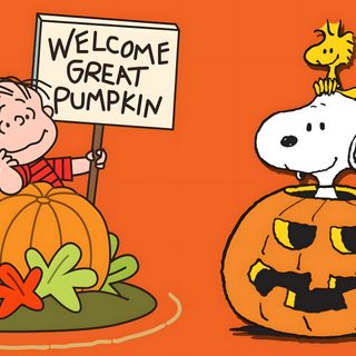 a charlie brown pumpkin with a sign that says welcome great pumpkin on it and a cartoon snoop Charlie Brown Halloween Desktop Snoopy Fall For Pc, Charlie Brown Halloween Desktop, Snoopy Halloween Computer, chocolate