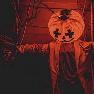 a creepy scarecrow with his arms outstretched Halloween Watch Your Back Scary Fall, Scarecrow Batman, Cute Scarecrow, Terrifier Desktop, black