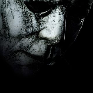 an evil looking man in the dark with his eyes open Halloween Resurrection Michael Myers’s, Halloween Iphone Michael Myers, Android Michael Myers, black