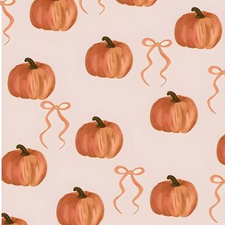 an orange pumpkin pattern is shown on a light pink background with brown and white stripes Preppy Fall/halloween Cute Fall Backgrounds, Autumn Phone, Pumpkin, Iphone Preppy, gainsboro