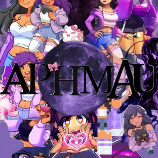 an anime poster with the words aphmau and many other characters in purple outfits Halloween Aphmau Aphmau, Aphmau Iphone, Aphmau Ships, Aphmau Background, Ein Aphmau Pfp, Aphmau Pfp, dim gray